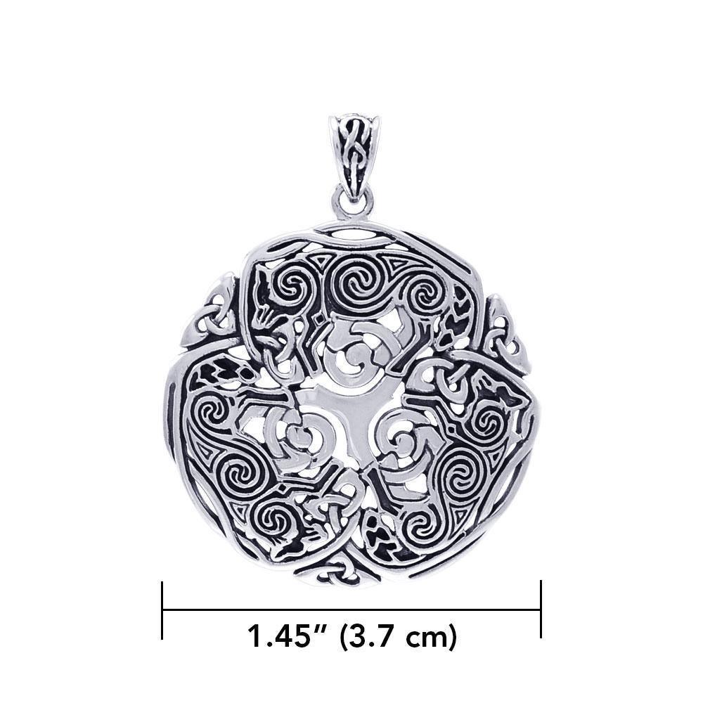 Brigid Ashwood Celtic Wolf Pendant TPD4004