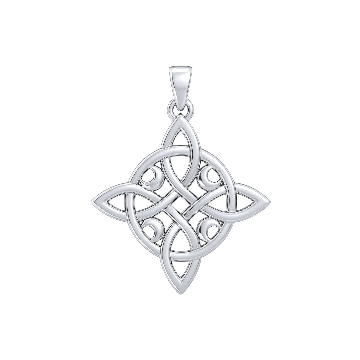 Mickie Mueller Quaternary Celtic Knots with Crescent Moon Pendant TPD4072
