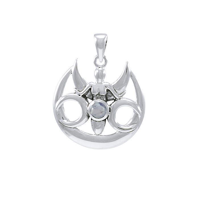 Triple Moon Goddess Pendant TPD4236