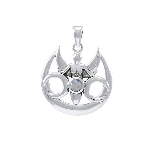 Triple Moon Goddess Pendant TPD4236