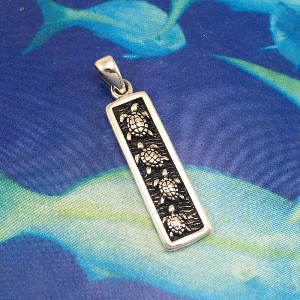 Turtle Sterling Silver Pendant TPD4238