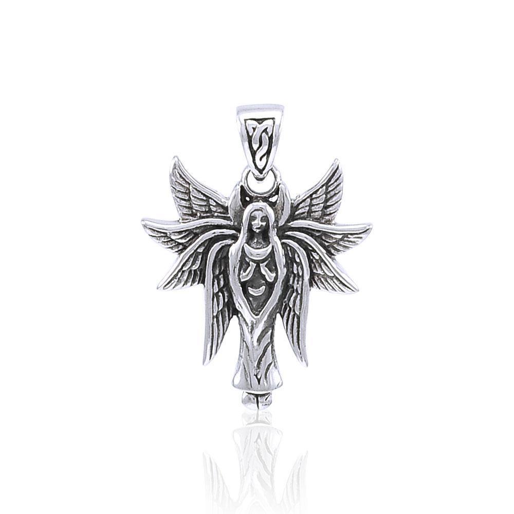 Wing Angel Sterling Silver Pendant TPD4276