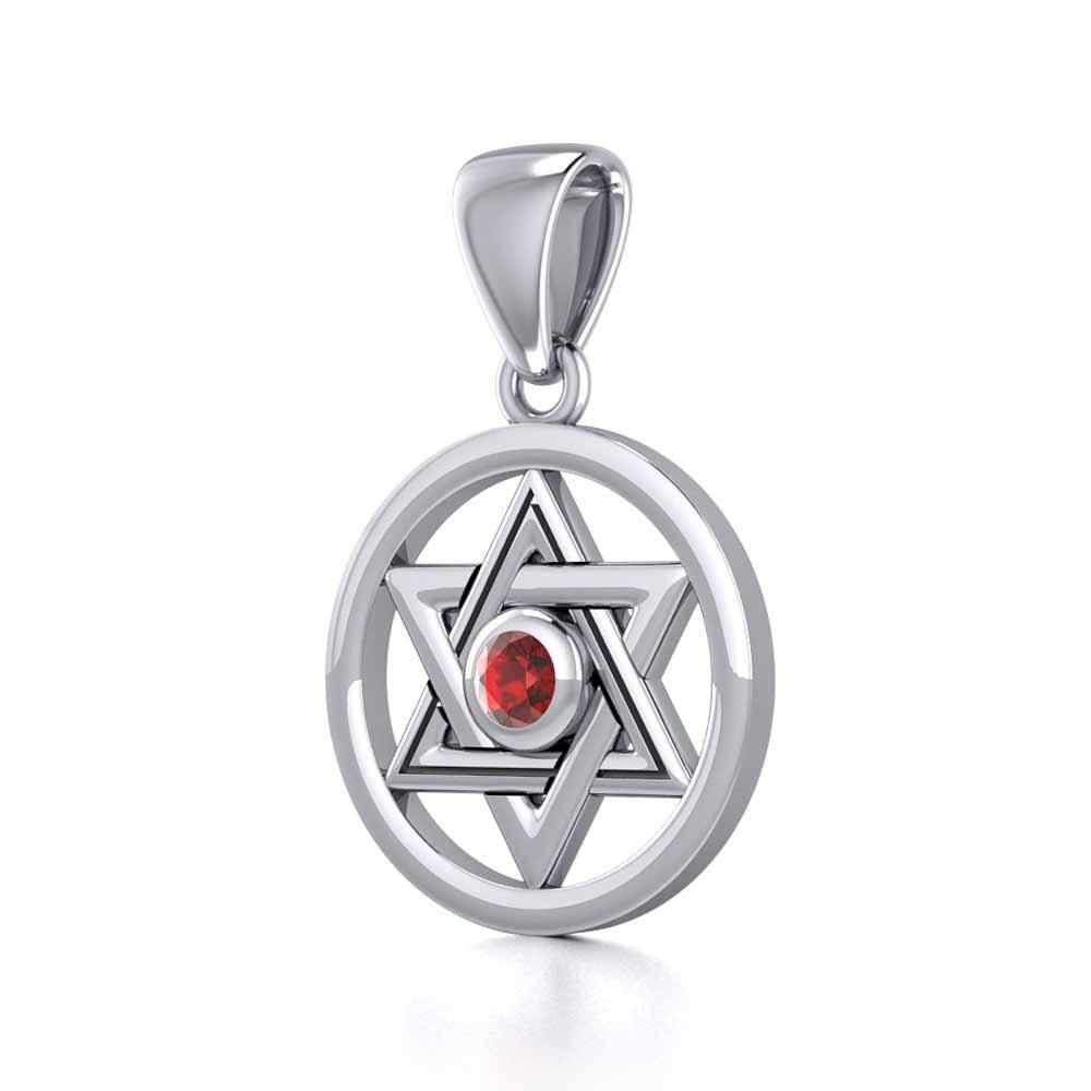 Star of David Sterling Silver Pendant TPD4297