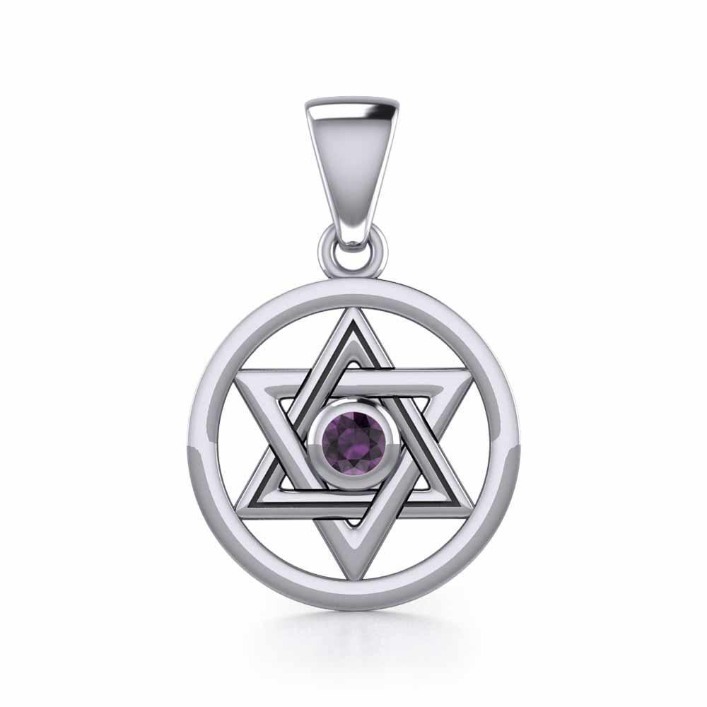 Star of David Sterling Silver Pendant TPD4297