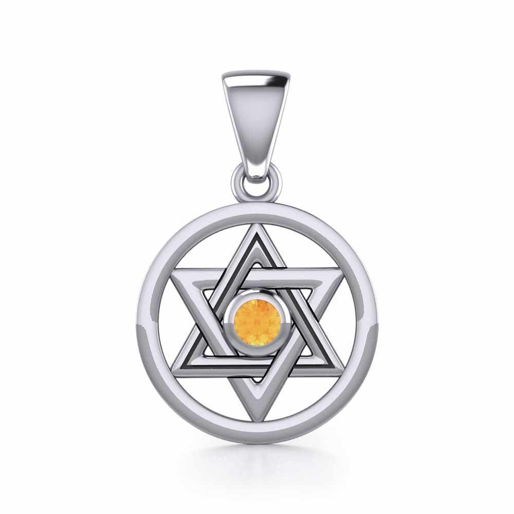 Star of David Sterling Silver Pendant TPD4297