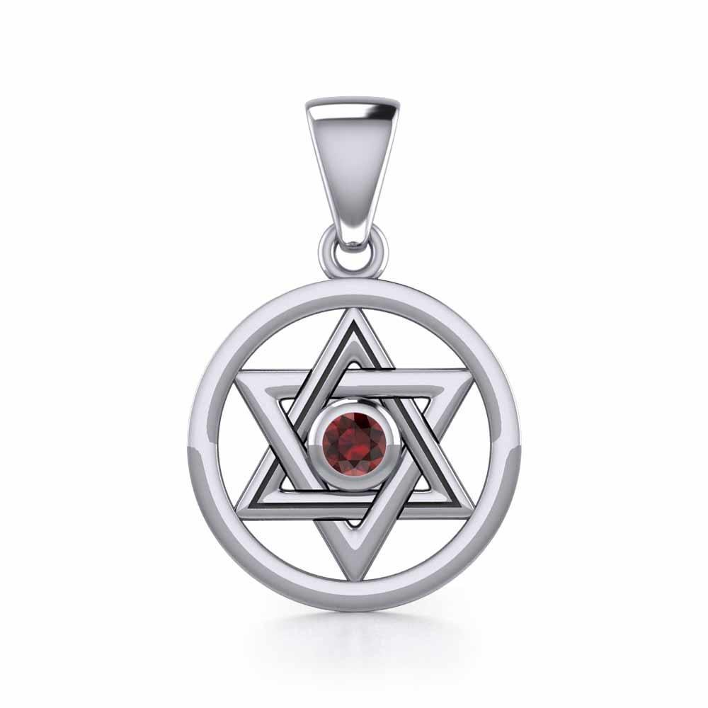 Star of David Sterling Silver Pendant TPD4297