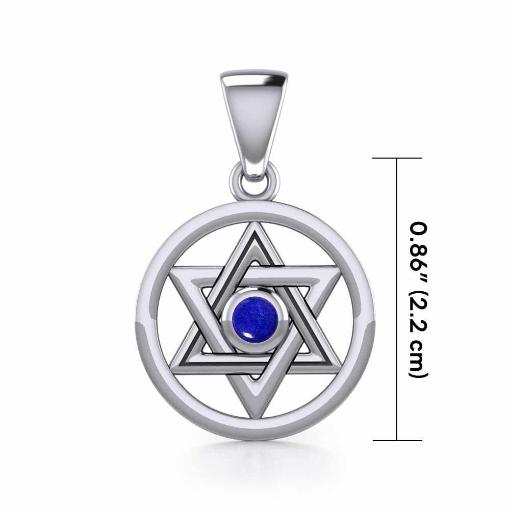 Star of David Sterling Silver Pendant TPD4297