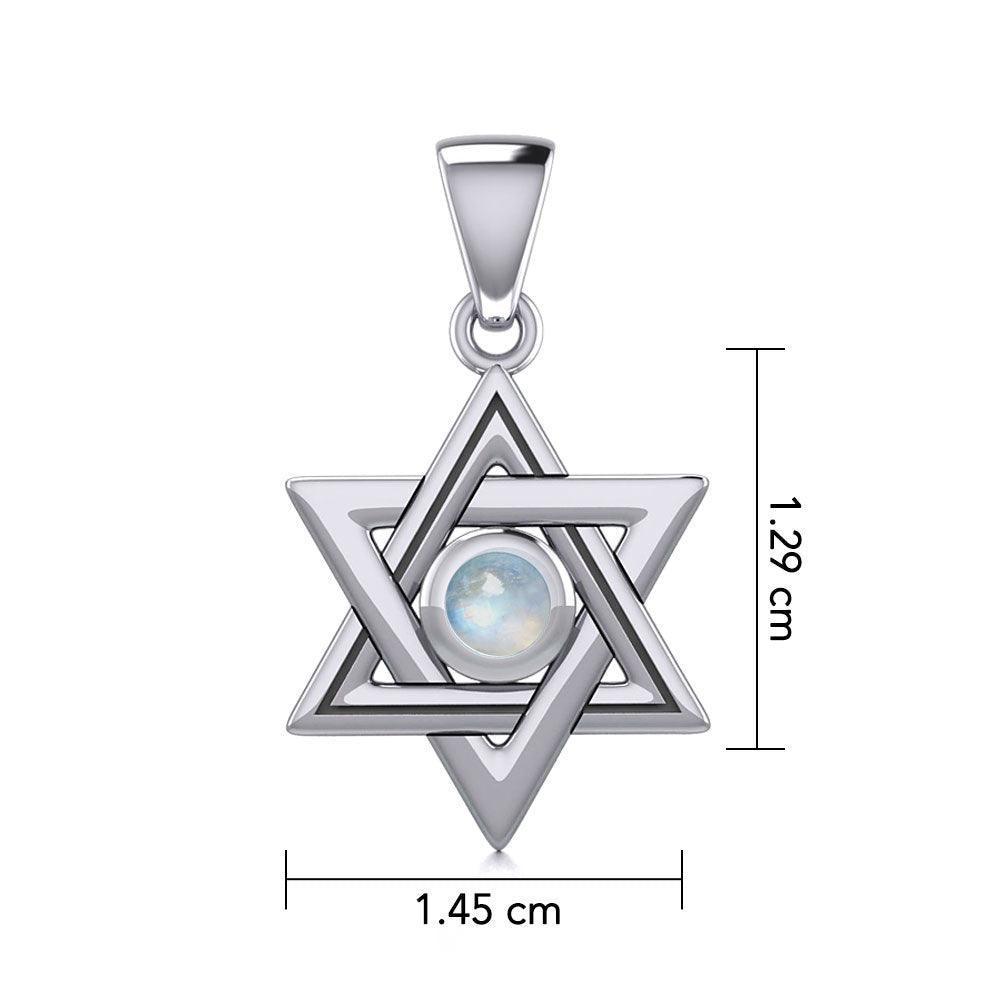 Star of David Pendant with Gem TPD4298
