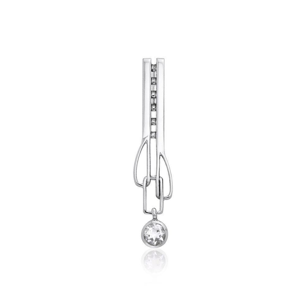 Contemporary Design Silver Pendant TPD433