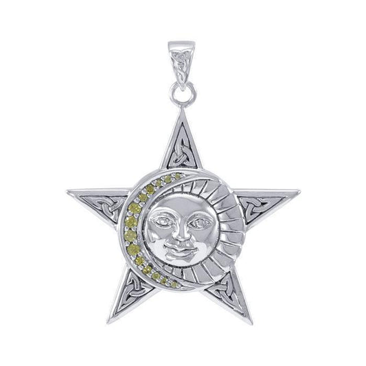 Celestial Triquetra The Star Pendant TPD4361