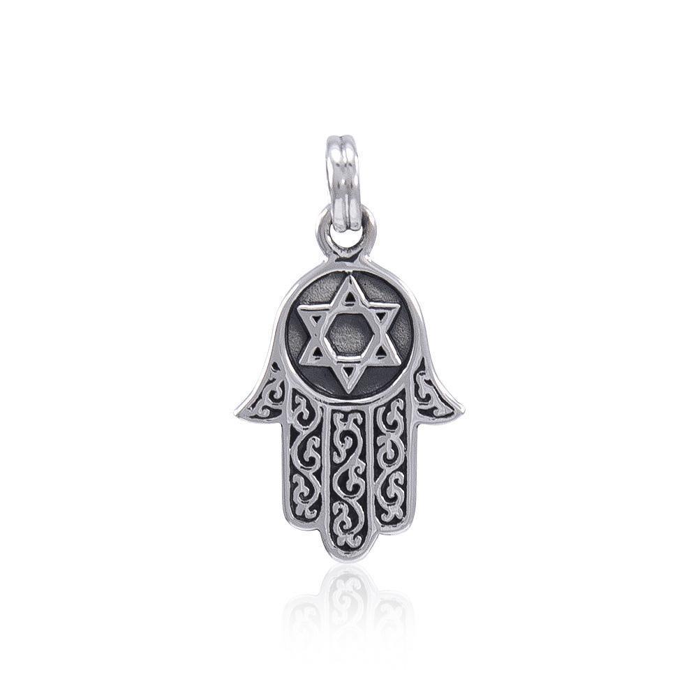 Hamsa with Star of David Pendant TPD4371