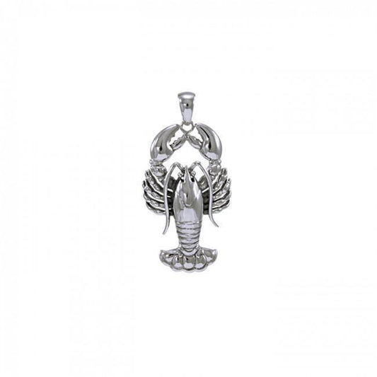Large Lobster Silver Pendant TPD4381