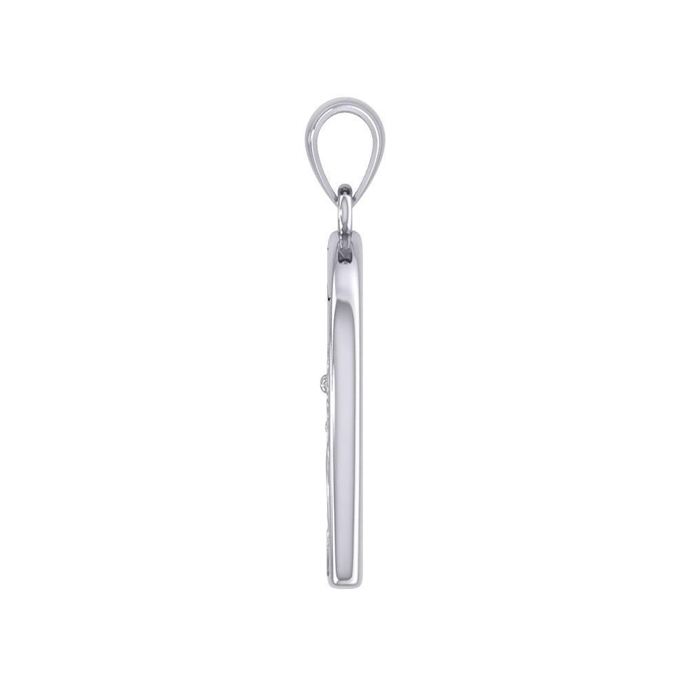 Prow Head of Viking Ship Silver Pendant TPD4393