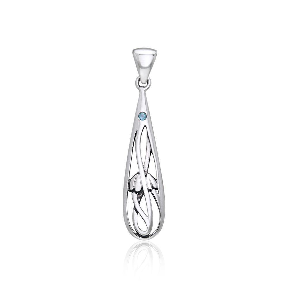 Art Deco Silver Pendant TPD444