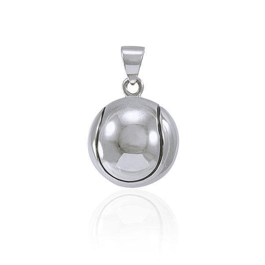 Tennis Ball Silver Pendant TPD4466