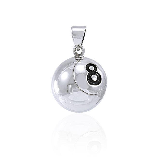 Pool Ball Silver Pendant TPD4471