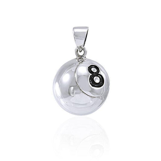 Pool Ball Silver Pendant TPD4471