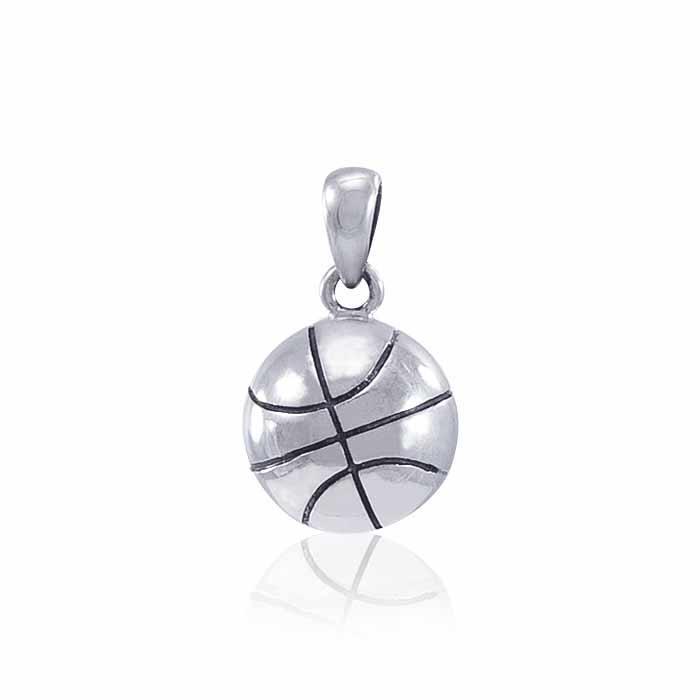 Basketball Silver Pendant TPD4524