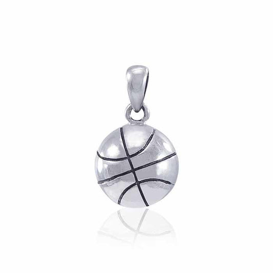 Basketball Silver Pendant TPD4524