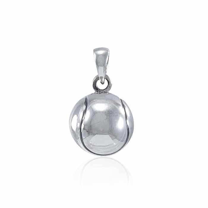 Tennis Ball Silver Pendant TPD4526