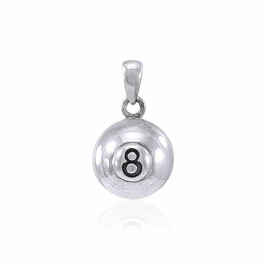Pool Ball Silver Pendant TPD4531