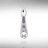 Art Deco Silver Pendant TPD455