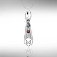 Art Deco Silver Pendant TPD455