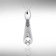 Art Deco Silver Pendant TPD455