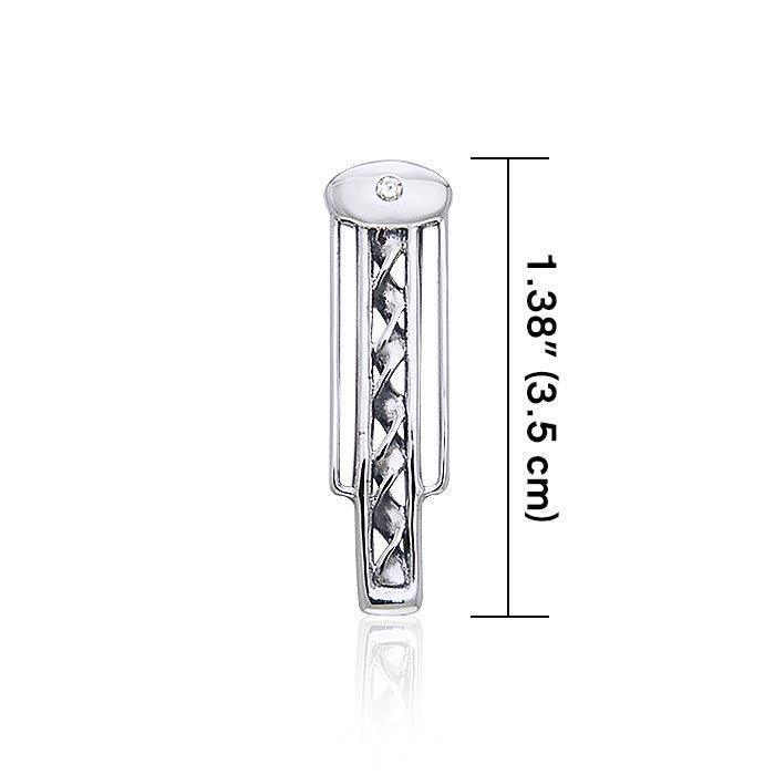 Modern Design Silver Pendant TPD456