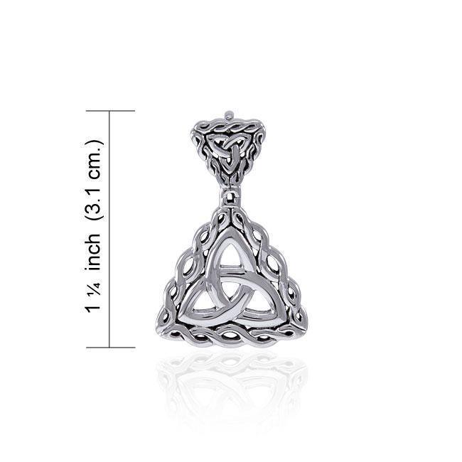 Celtic Knot Triquetra Slider Pendant TPD4628