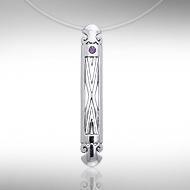 Art Deco Silver Pendant TPD466
