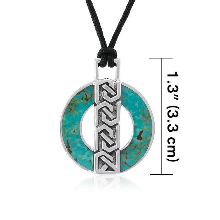 Celtic Ring Gemstone Corded Necklace TPD4676
