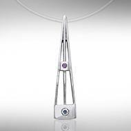 Art Deco Silver Pendant TPD471