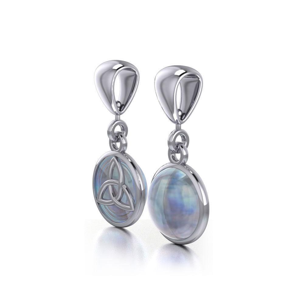 Celtic Triquetra Knot Silver Flip Pendant TPD474