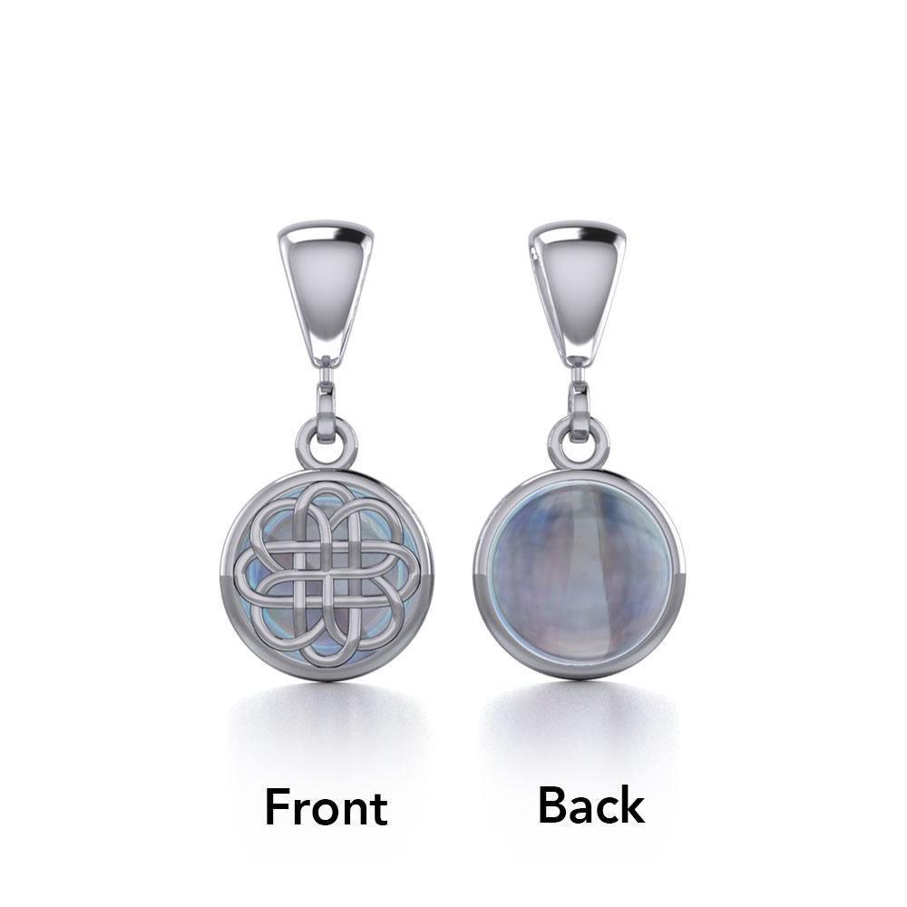 Reversible Celtic Knotwork Silver Pendant TPD475