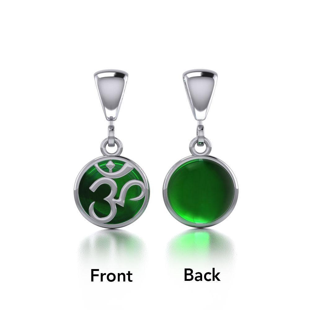 Silver Om Flip Pendant TPD478