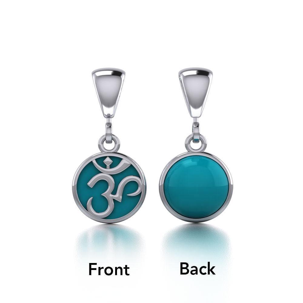 Silver Om Flip Pendant TPD478