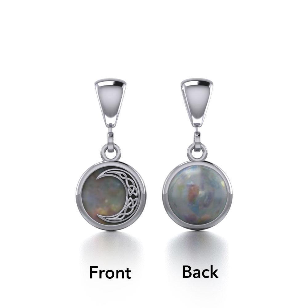 Magick Moon Silver Flip Pendant TPD479