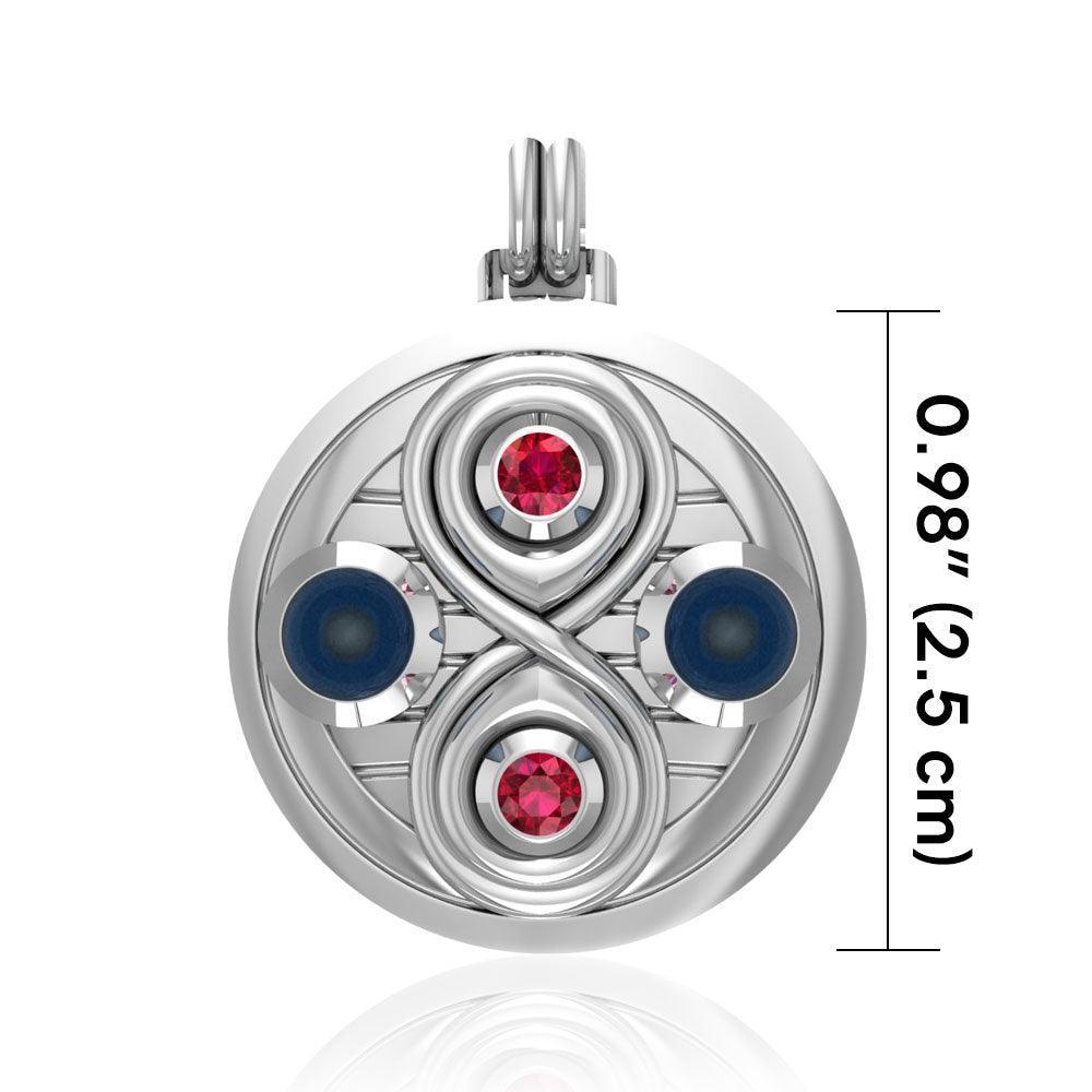 Relationship Sterling Silver Pendant with Gemstone TPD4807