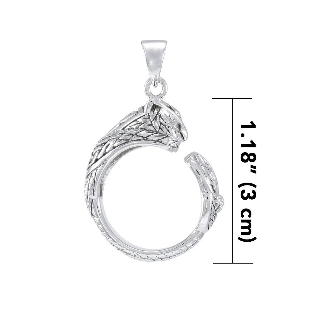 Sterling Silver Celtic Owl Pendant TPD4860