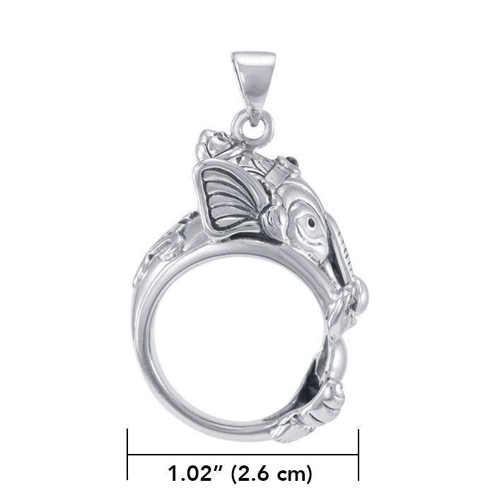 Om Ganesh Silver Pendant TPD4861
