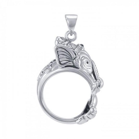Om Ganesh Silver Pendant TPD4861