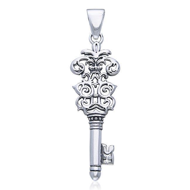 Brigid Ashwood Key of Knowledge Silver Celtic Pendant TPD487