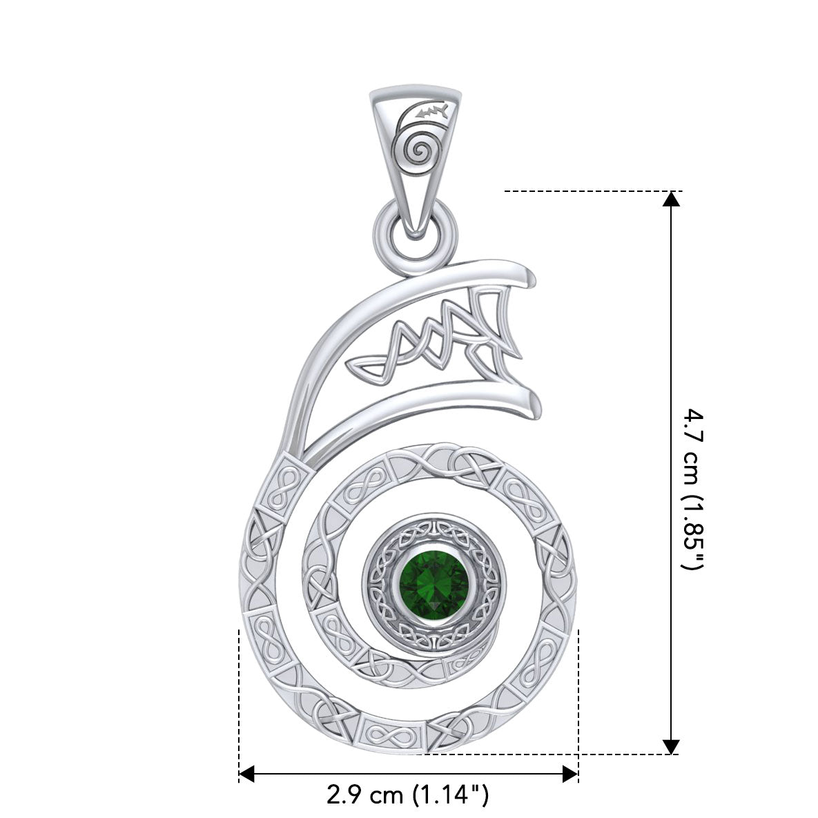 The Reiki Dai Ko Myo Sterling Silver Pendant with Gemstone TPD4924