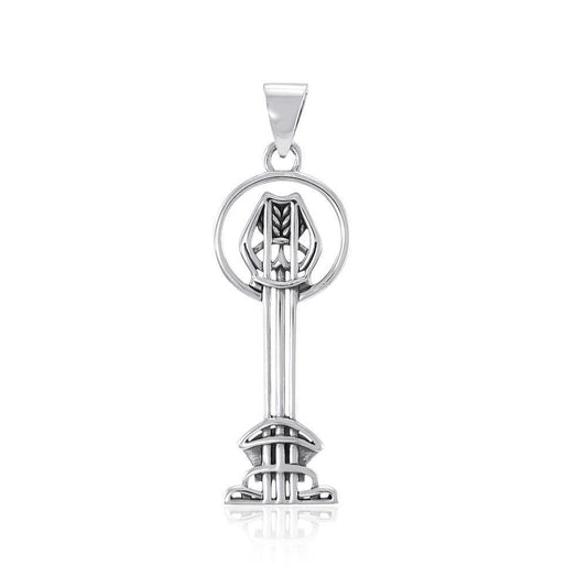 Art Nouveau Silver Pendant TPD493
