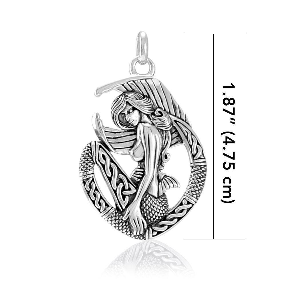 Enchanting Goddess Mermaid Under the Sea Pendant TPD4940