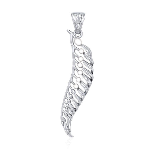 Giant Kelp Sterling Silver Pendant with Pearl TPD5021