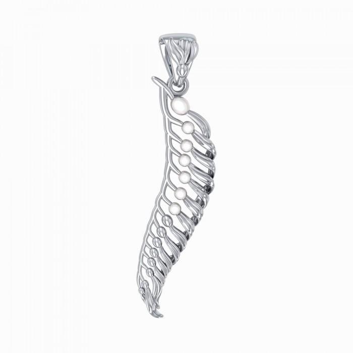 Giant Kelp Sterling Silver Pendant with Pearl TPD5021