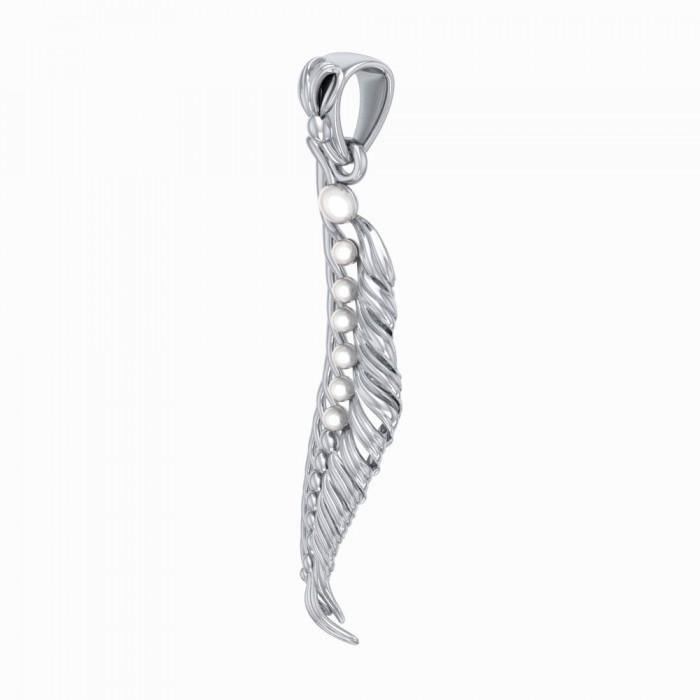 Giant Kelp Sterling Silver Pendant with Pearl TPD5021