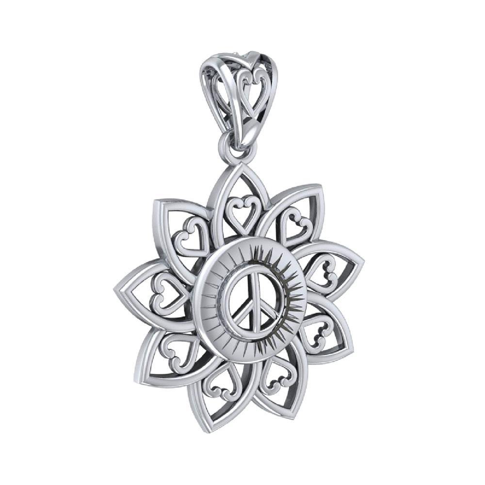 The Flower of Unity Silver Pendant TPD5132 - Jewelry